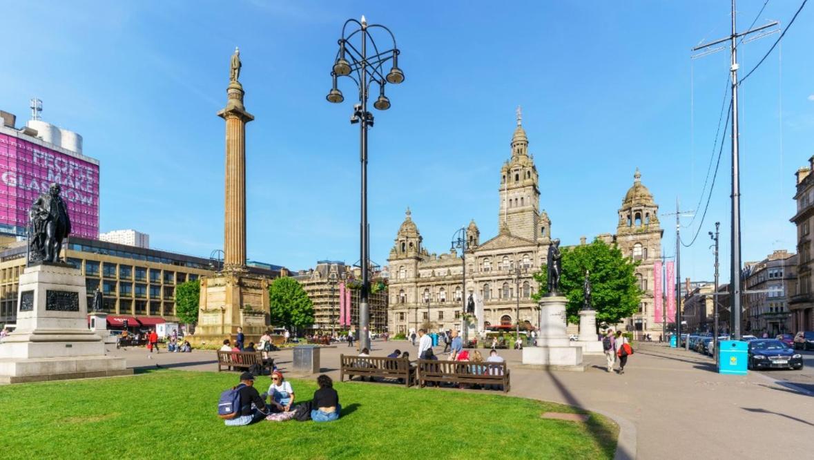 Sauchiehall Street Apartment Glasgow Bagian luar foto