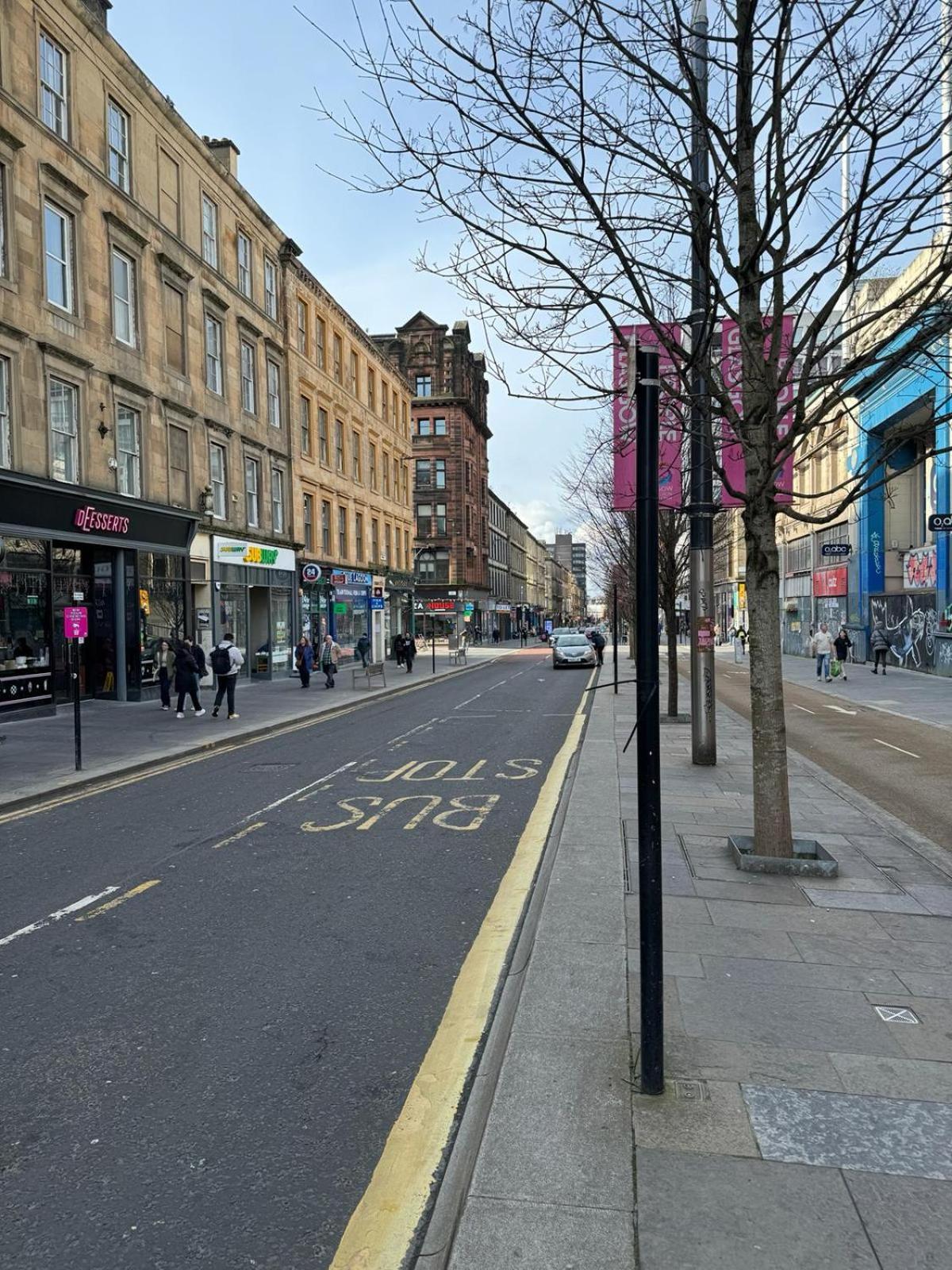 Sauchiehall Street Apartment Glasgow Bagian luar foto